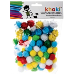 Art & Craft Glitter Pom Poms